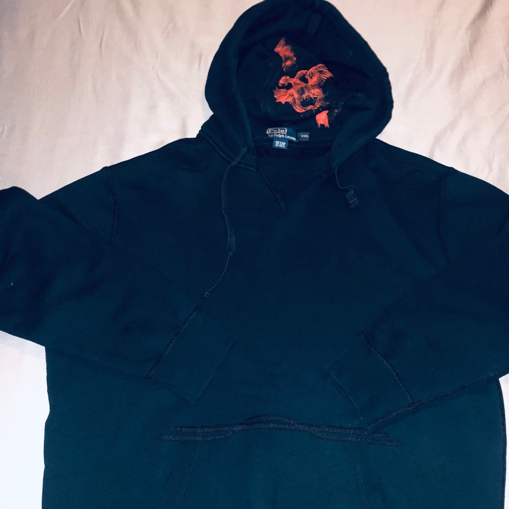 Vintage Polo Sport Hooded Sweatshirt